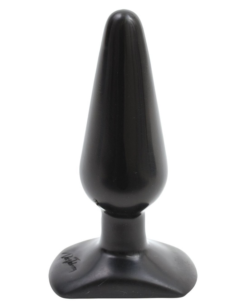 Butt Plug Smooth 12 x 3.8 cm Noir pas cher
