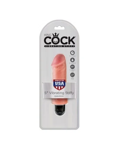 Gode vibrant king Cock Stiffy 13 x 4.5 cm pas cher