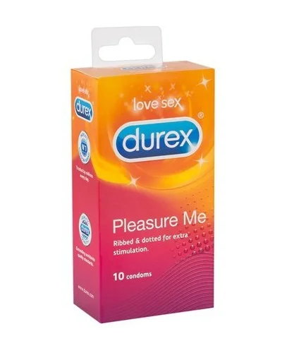 PrEservatifs Durex Pleasure Me nervurEs x10 pas cher