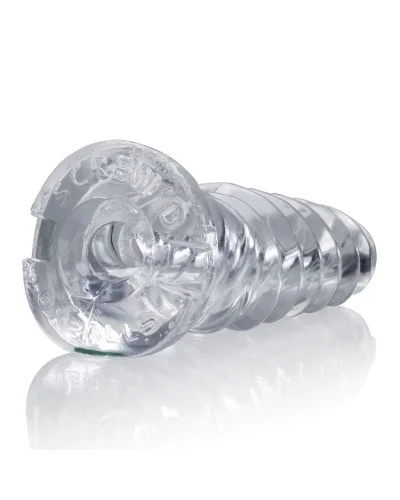 Masturbateur Screw'd Super Squish Corkscrew Jack-Off Clear pas cher