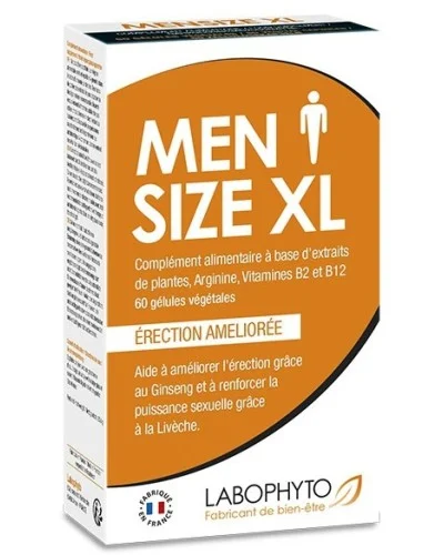 Stimulant Erection Men Size XL 60 gElules pas cher