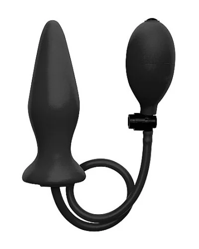Plug gonflable Ouch en silicone noir pas cher