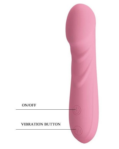 Vibromasseur Candice 14.2 x 2.9 cm pas cher