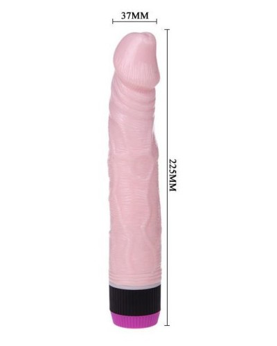 Dildo vibrant 19 x 3.8cm pas cher