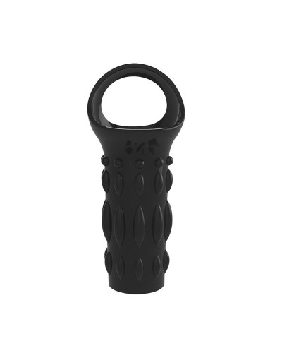 Etui pour PEnis TexturE Noir 8 x 3.8cm pas cher