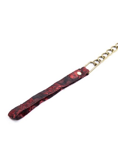 Collier Laisse SCANDAL Rouge pas cher