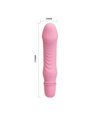 Mini-vibro Stev Rose - 11 x 2.7 cm pas cher