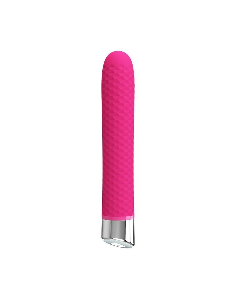 Vibromasseur Reginald 16.5 x 2.7 cm - Rose pas cher