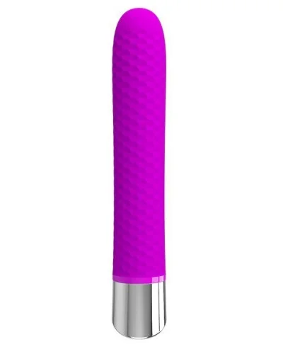 Vibromasseur Reginald 16.5 x 2.7 cm - Violet pas cher