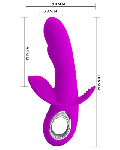 Vibro Rabbit Humphray 10 x 3 cm pas cher