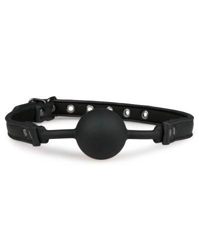 Baillon flexible avec boule silicone Noir pas cher