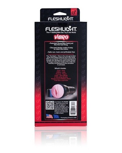 Masturbateur Vibro Pink Lady Fleshligth pas cher