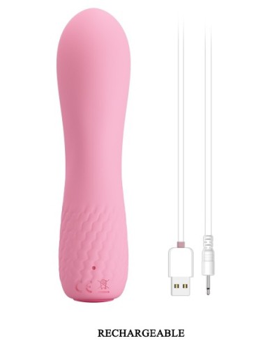 Vibro Alice Curve 12 x 3 cm Rose pas cher