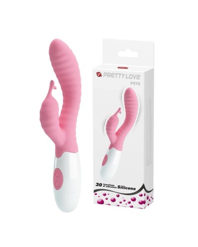 Vibro Rabbit Pete Pretty Love 10 x 3 cm pas cher