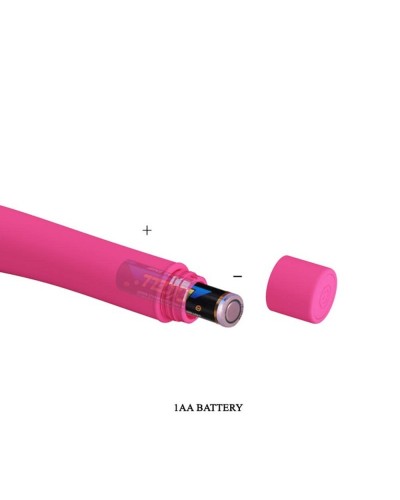 Sextoy vibrant BOGEY - 15 x 2.4 cm Fushia pas cher