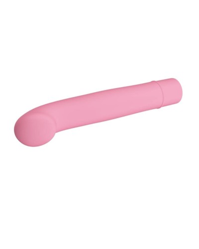 Sextoy vibrant BOGEY - 15 x 2.4 cm Rose pastel pas cher