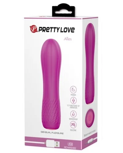 Vibro Allen Pretty Love 12 x 3 cm pas cher