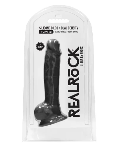 Gode Silicone realrock ventouse 18 x 4.5 cm pas cher