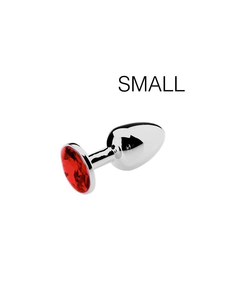 Plug bijou Spolly Small - Rouge 6 x 2.7cm pas cher