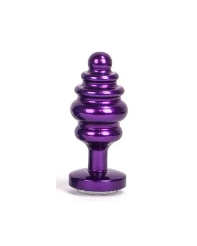 Bijou Anal Alloy 6.5 x 3 cm Violet pas cher