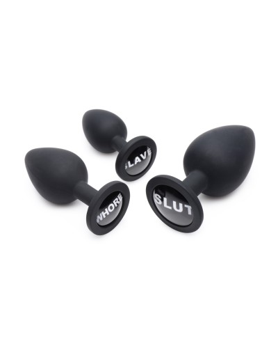 Kit de 3 plugs Dirty Words pas cher