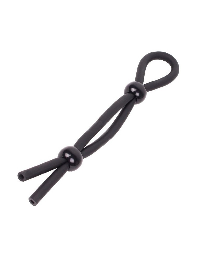 Ballstretcher ajustable DOUBLE STRANGLER Noir pas cher