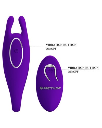 Stimulateur de clitoris Bill Pretty Love 10 x 3.3 cm Violet pas cher