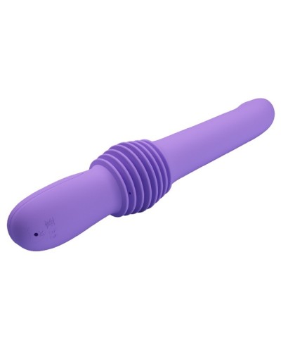 Gode avec poussEe Pazuzu 15 x 3.5 cm Violet pas cher