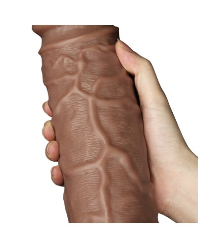 Gode Chubby Dildo 23 x 6.5 cm Marron pas cher