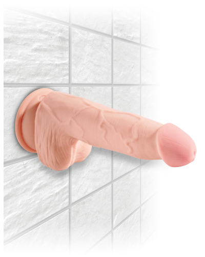 Gode King Cock Triple Density avec Balls 5 - 13 x 4 cm pas cher