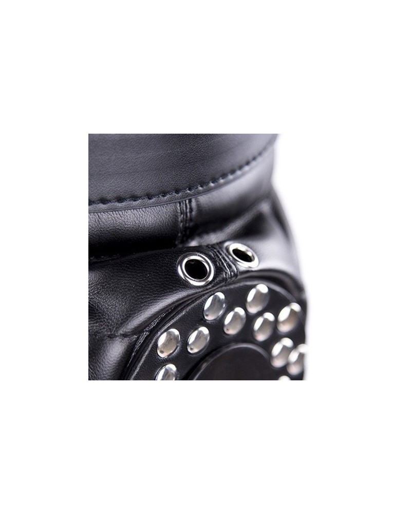 Masque/Cagoule BDSM En Simili Noir - Sensory Masked Fétiche | Neuf, Origine France