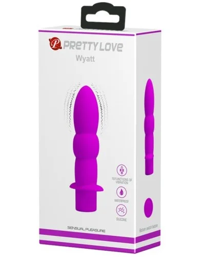 Mini Vibro Wyatt Pretty Love 11.5 x 2.7 cm Rose pas cher