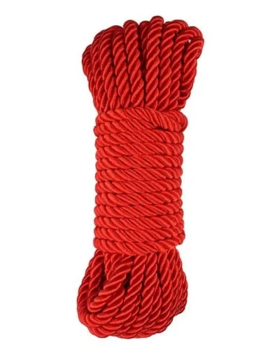 Corde de bondage Reatrain Me Rope 10M Rouge pas cher