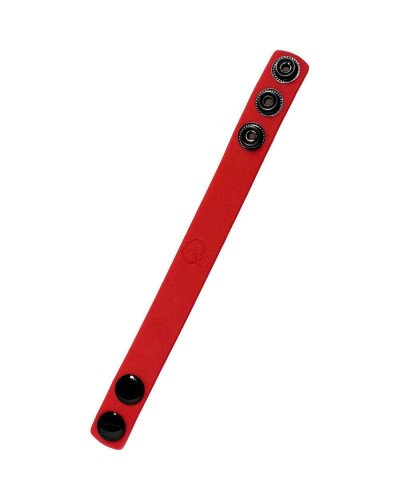 Cock strap en silicone Rouge pas cher