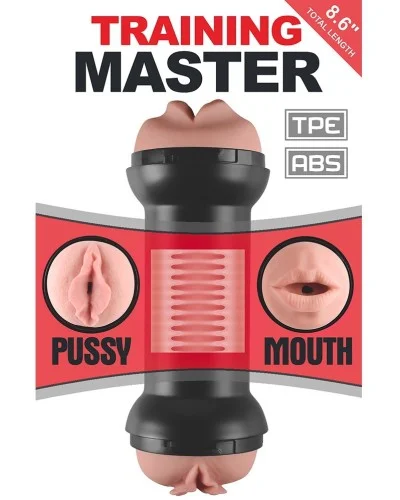 Masturbateur Double Side Vagin - Bouche pas cher