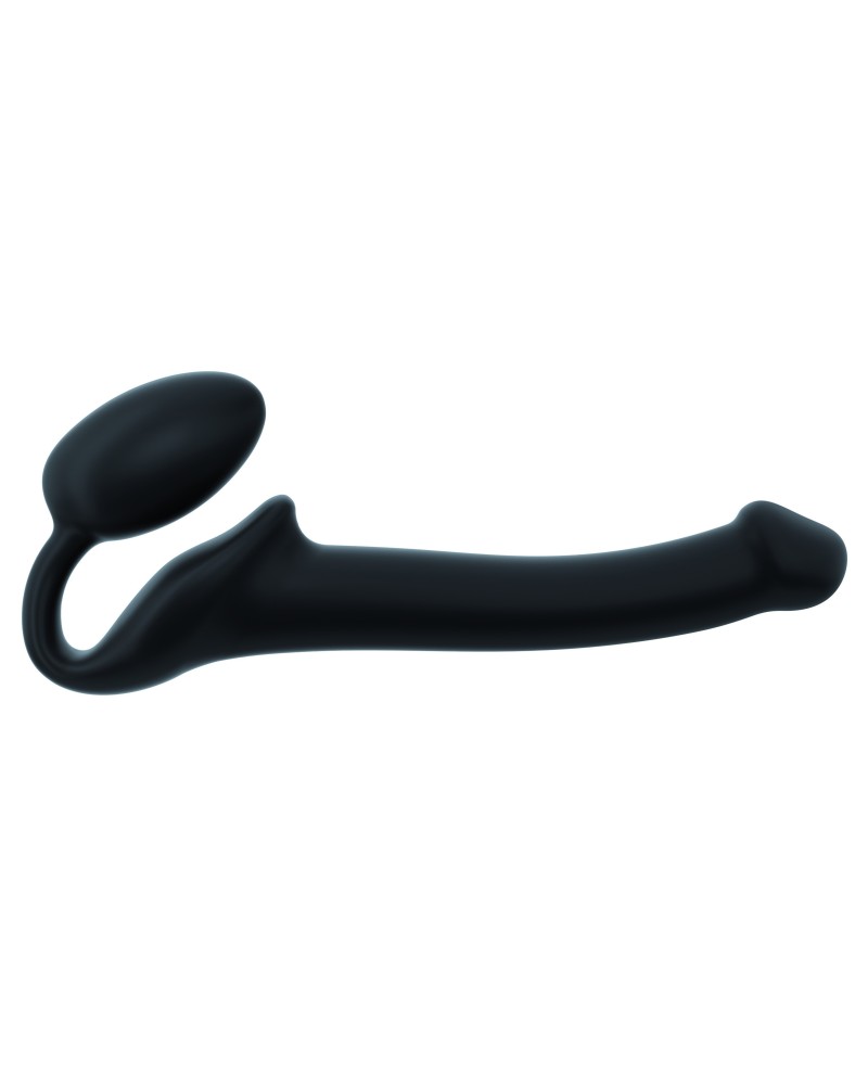 Gode + plug Strap-On-Me Beandable S 15 x 3.5 cm Noir pas cher