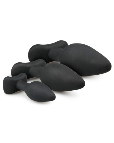 Kit de 3 plugs silicone Rocket Noirs pas cher