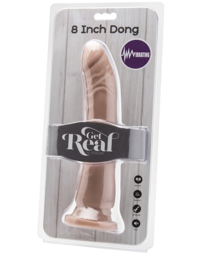 Gode vibrant Get Real 20 x 4 cm pas cher