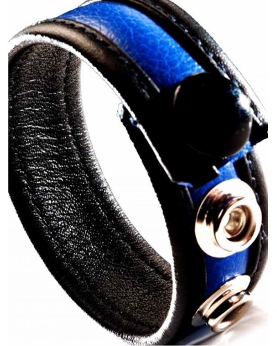 Cockring Cuir Bleu pas cher