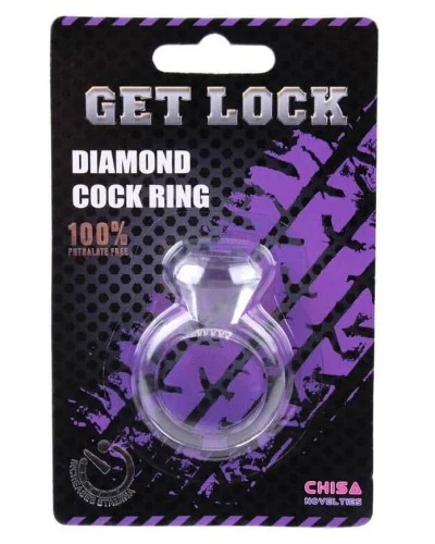 Cockring Diamond Ring Transparent pas cher