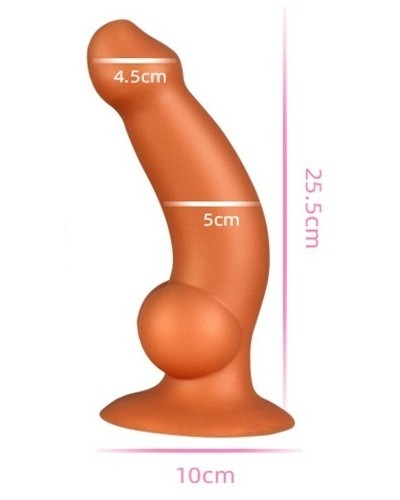 Gode silicone Stoopy L 15 x 5cm pas cher