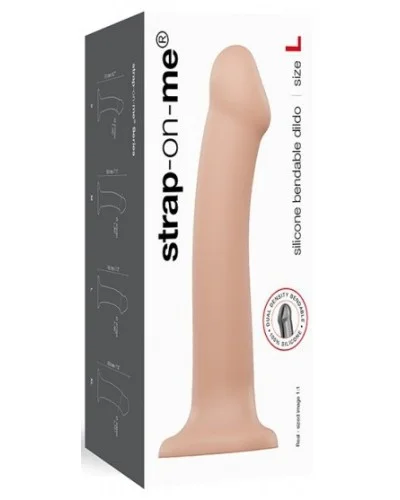 Gode Strap-On-Me Bendable L 17 x 4.5cm pas cher