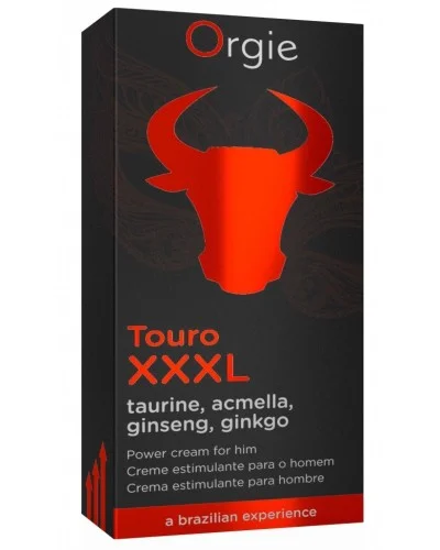 Creme d'Erection TOURO XXXL 15ml pas cher