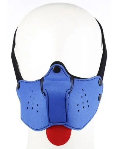 Museau + Langue NEoprene PUPPY Bleu pas cher