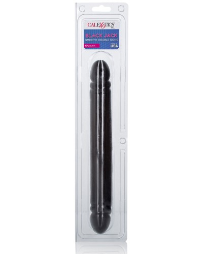 Double gode Black Jack Smooth 31 x 4cm pas cher