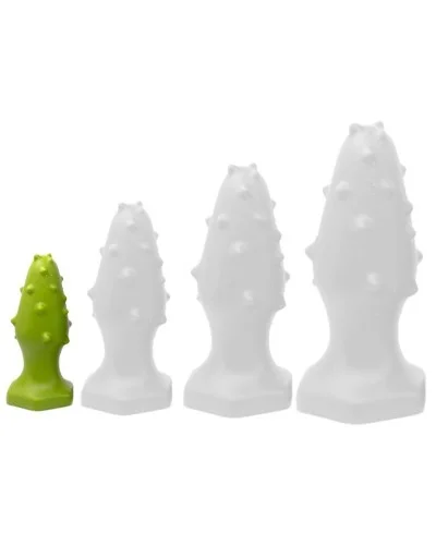 Plug silicone Monster Spike S 8 x 3.5cm Vert pas cher