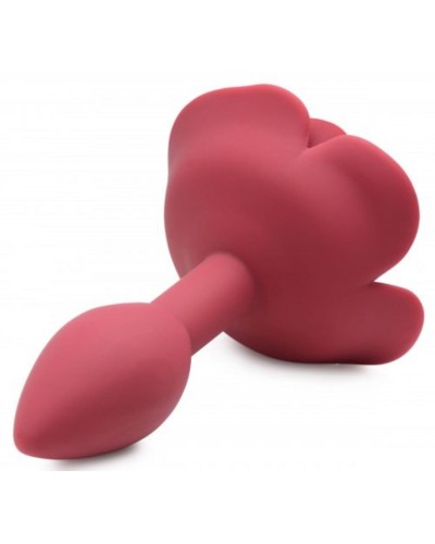 Plug Bijou Silicone Booty Blum avec Rose 7.5 x 3cm pas cher