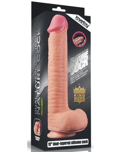 Gode rEaliste King Size XL Nature Cock 25 x 6cm pas cher