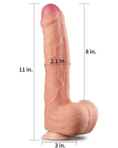 Gode rEaliste King Size Nature Cock 20 x 5cm pas cher