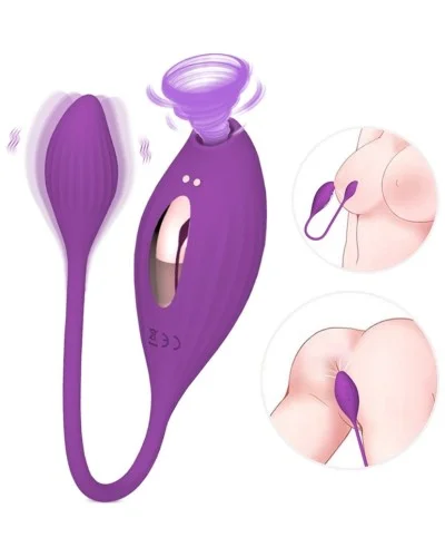 Stimulateur de clitoris Bird Succion Violet pas cher